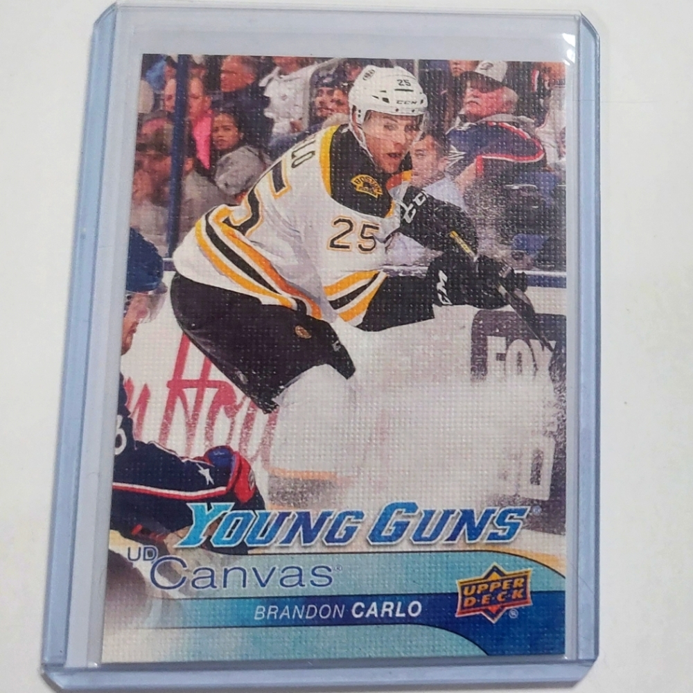 Brandon Carlo Upper Deck Canvas Young Guns 2016/17 NHL Team: Boston Bruins